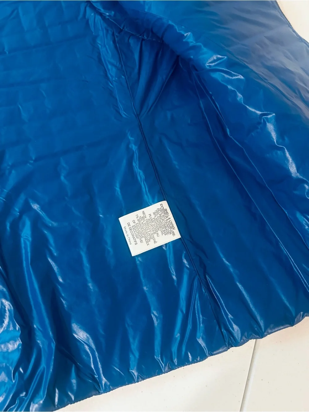 Tory Burch Girls' Quilted Royal Blue Puffer Vest